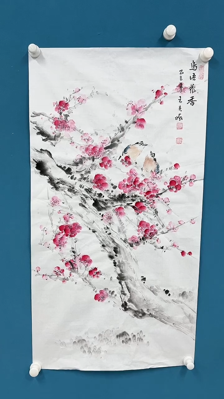 【闪购商品】国画2.11-王夫怀-三尺花鸟-42