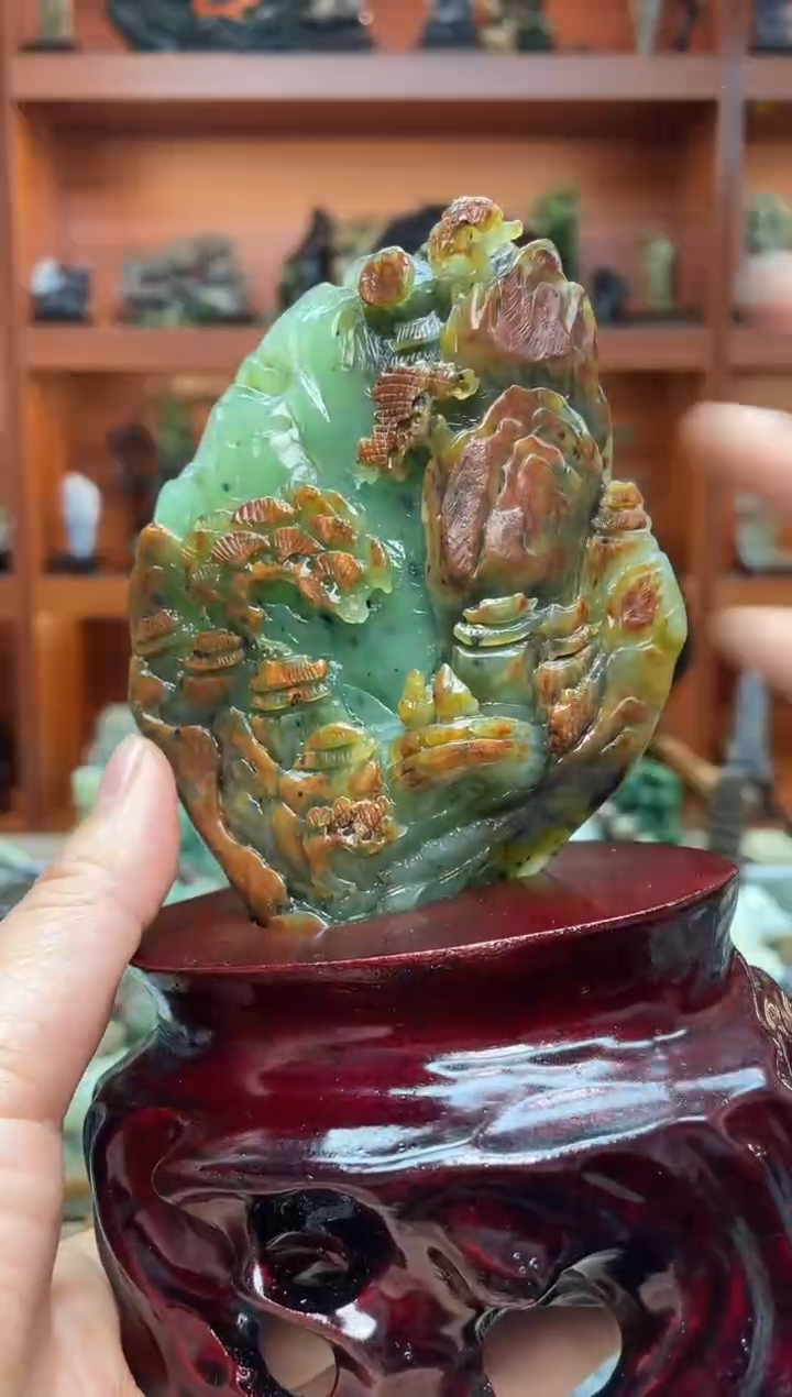 未镶嵌和田玉摆件1