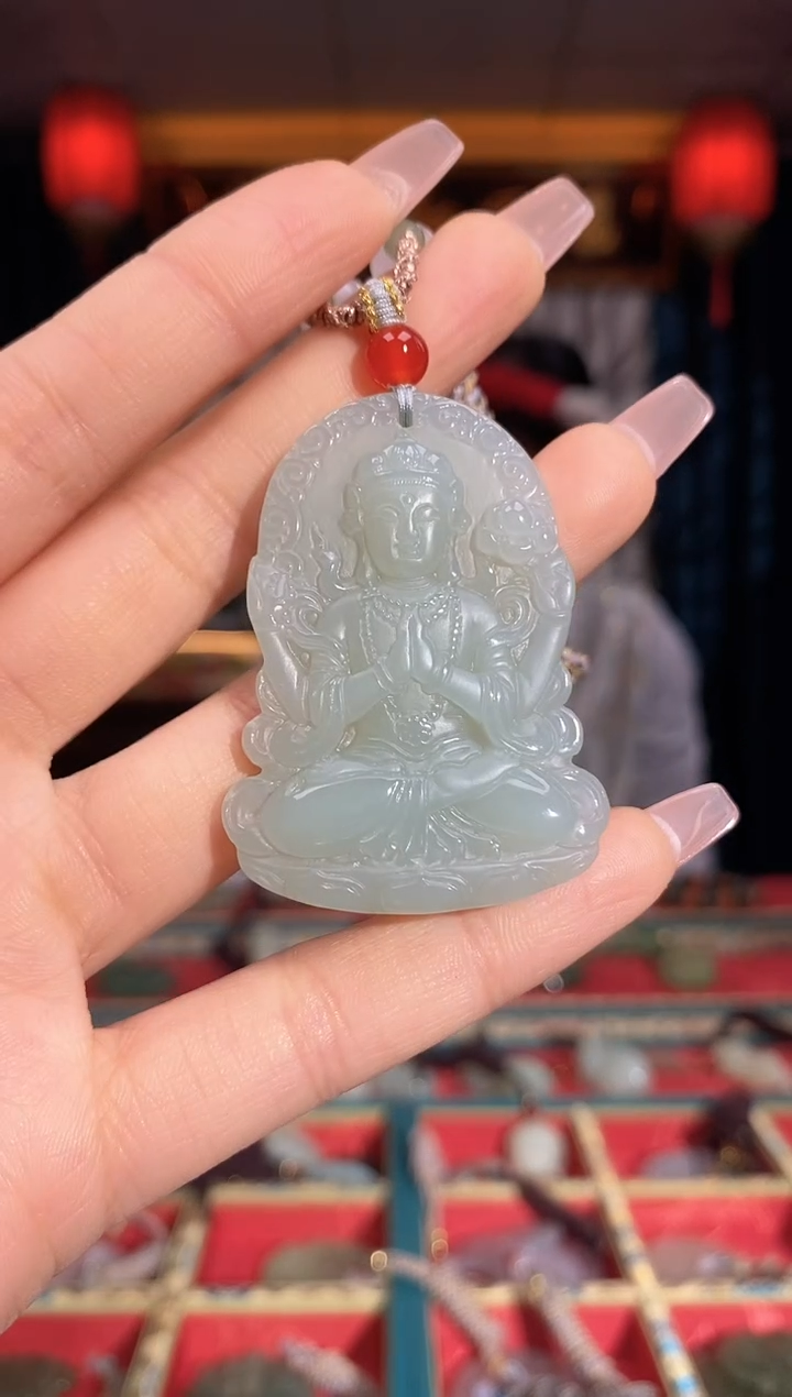 【闪购商品】和田玉颈饰未镶嵌度母