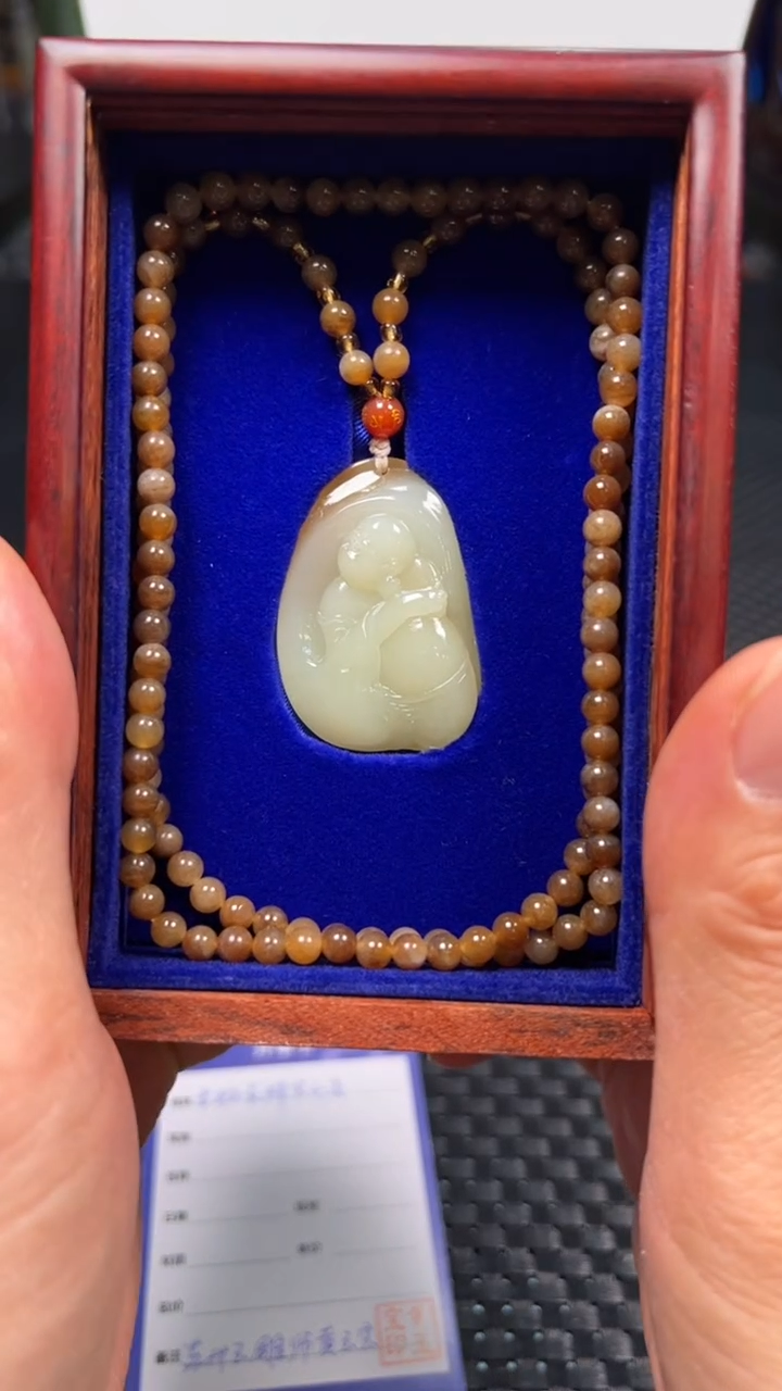 吊坠(不含链)未镶嵌和田玉奈**鹿吊坠