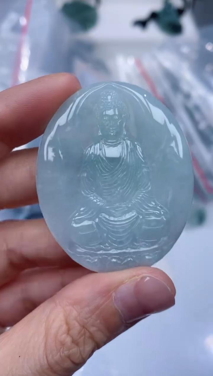 颈饰未镶嵌翡翠吊坠
