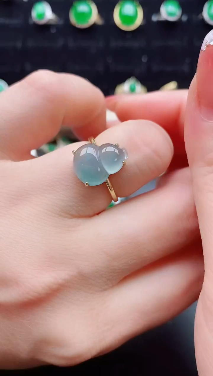 【闪购商品】翡翠戒指银S925镶嵌8508500