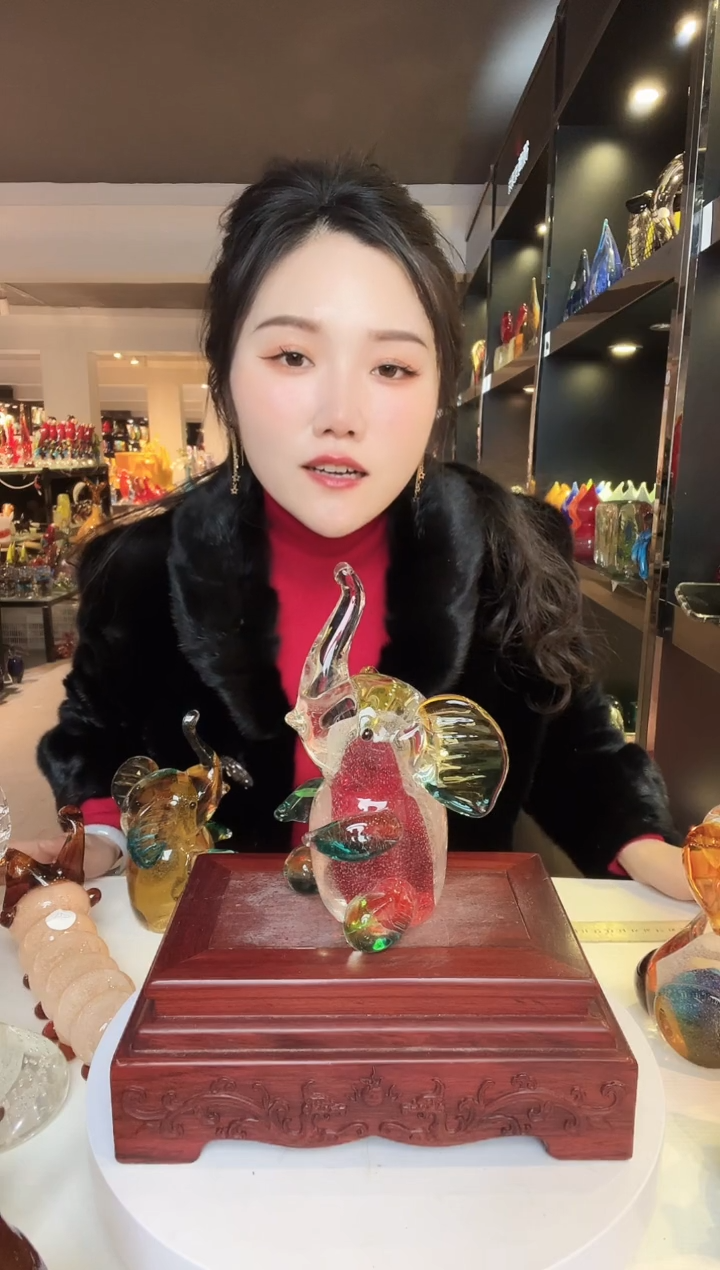 【闪购商品】茶盏琉璃摆件家居摆件