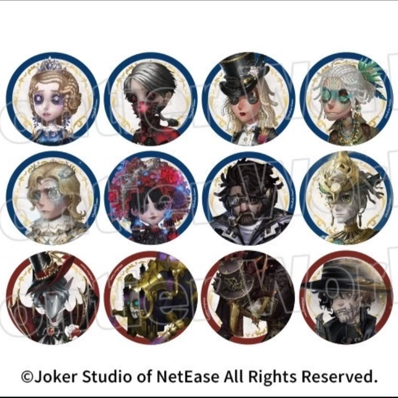 第五人格 日谷 真髓系列 金皮 紫皮 二弹徽章特典卡【默认官瑕】