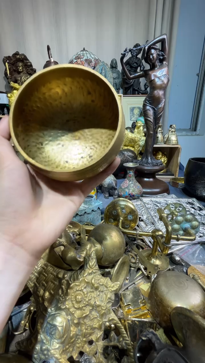 茶盏大阪中古铜器摆件26