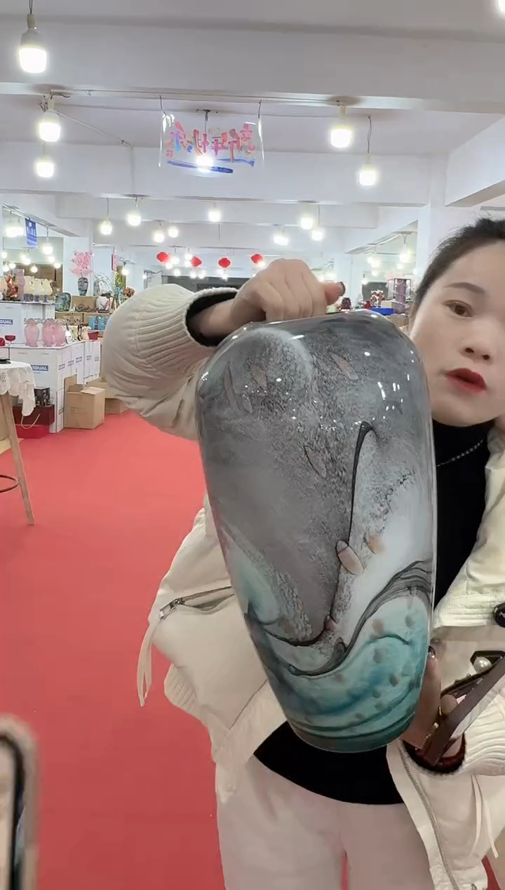 【闪购商品】无铅玻璃甄选花器-e-早7