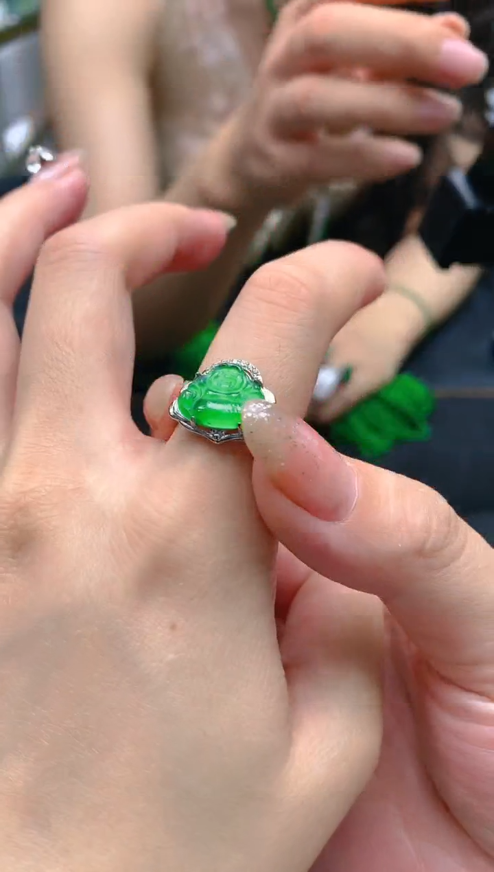 翡翠未镶嵌颈饰天然A货翡翠