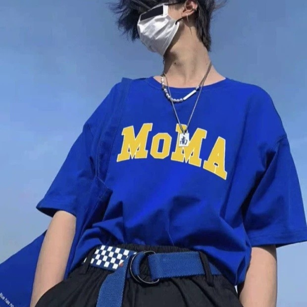 顺丰包邮 美式潮牌fg联名款重磅棉宽松短袖夏季休闲圆领半袖小众T