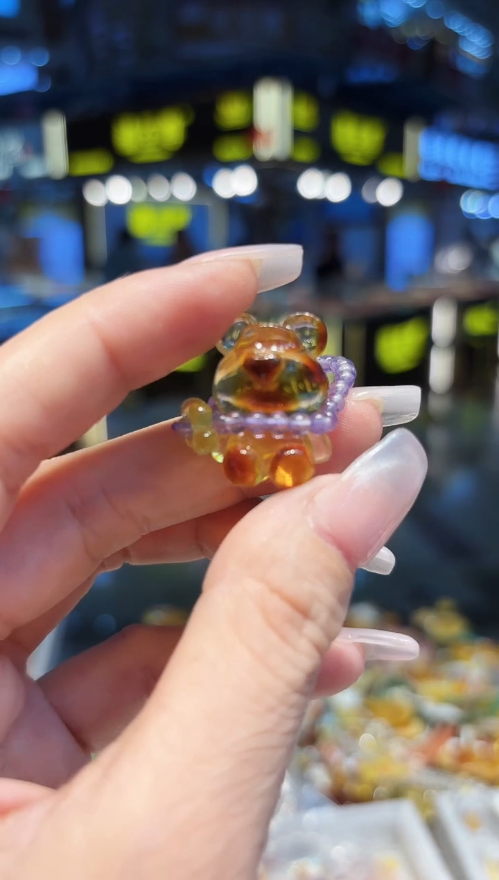 未镶嵌琥珀戒指【多样性发一】