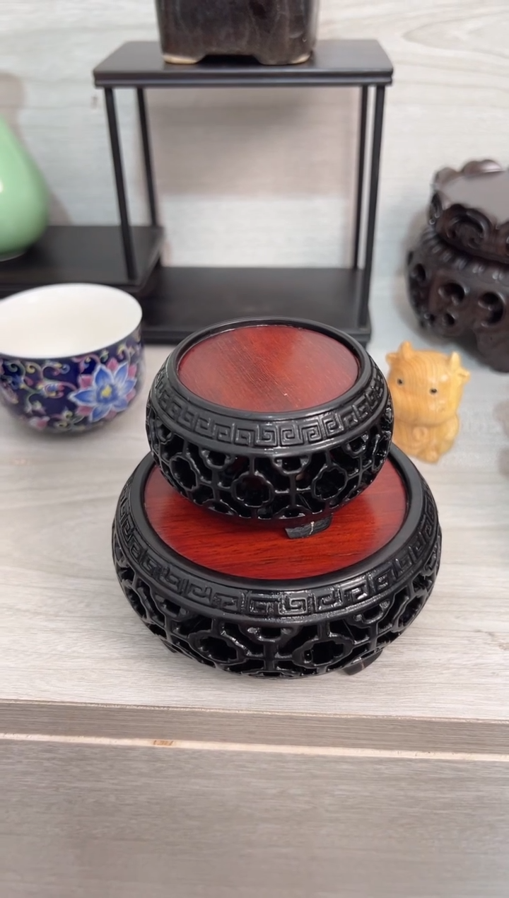 东非黑黄檀（紫光檀）一对
