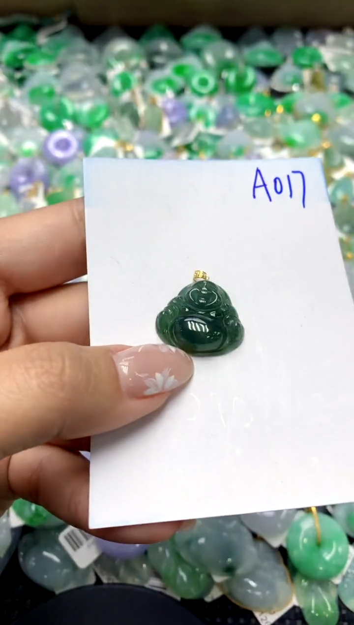 【闪购商品】翡翠颈饰18K金镶嵌1111111111111111111