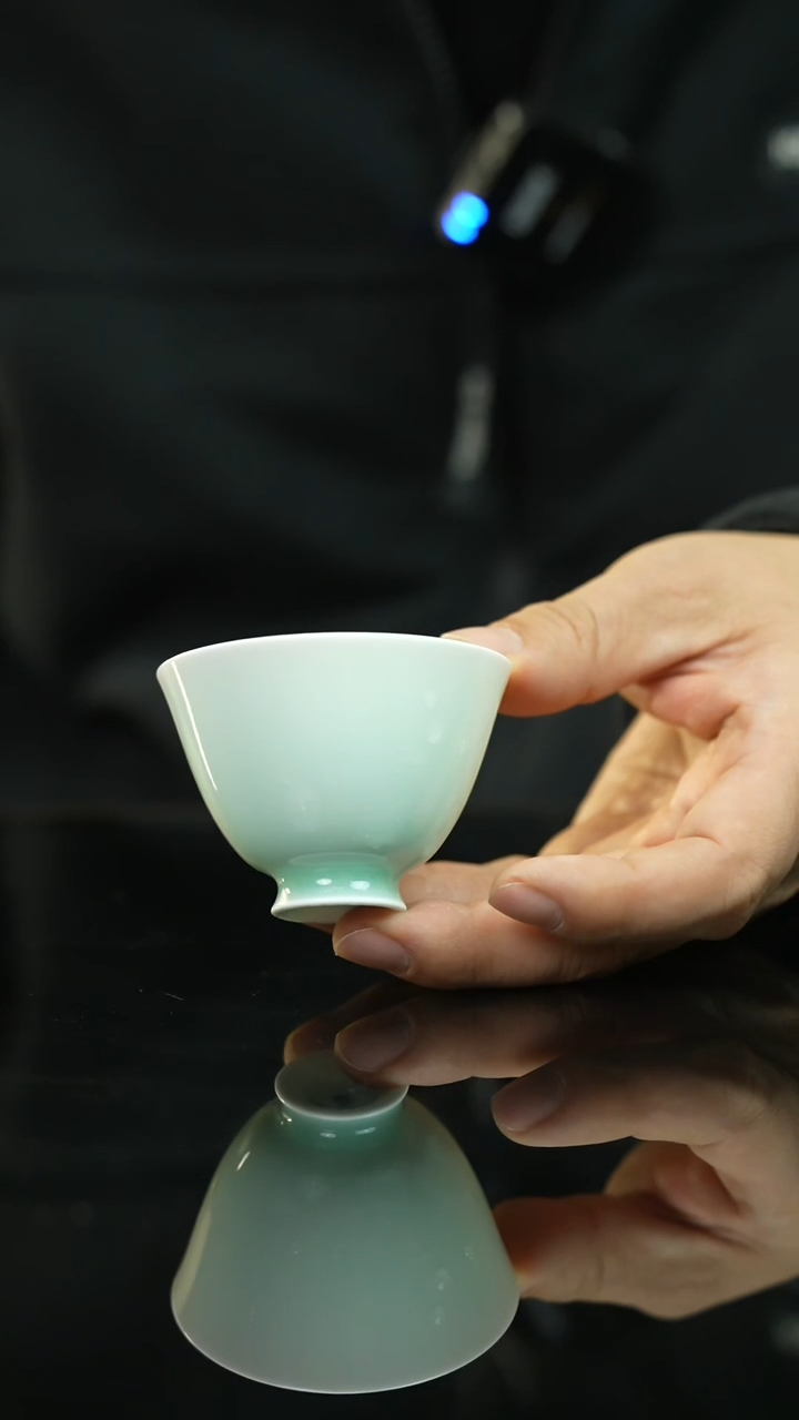 【闪购商品】景德镇上庄陶瓷玉青小杯