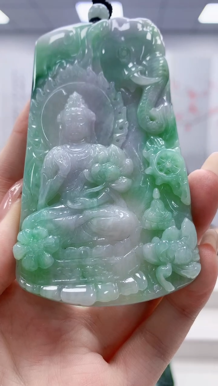 未镶嵌定制翡翠4829jw-毛货挂件86