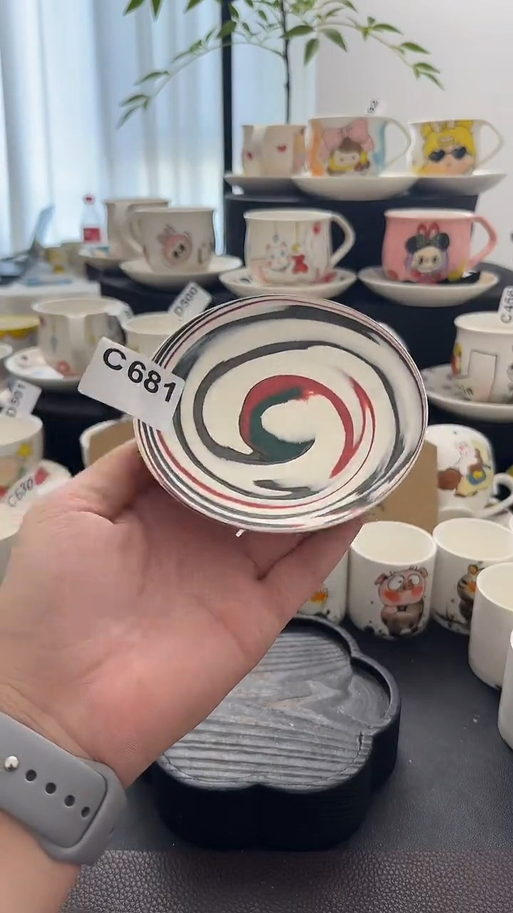 手工纯手工绘制陶瓷杯681