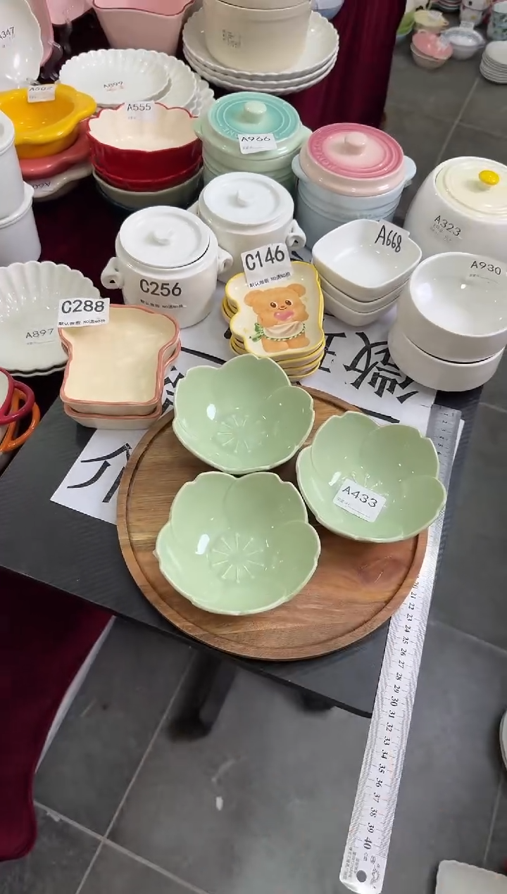 摆件陶A433-3个   仓库微瑕陶瓷清仓福利