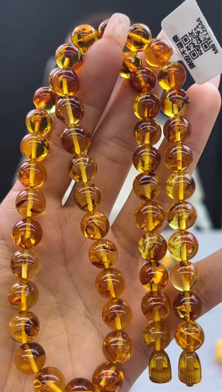 【闪购商品】琥珀颈饰未镶嵌30秒拍号