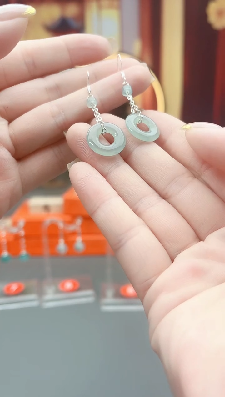 未镶嵌翡翠耳饰811