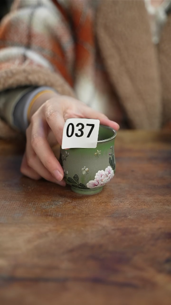 【闪购商品】杯037等烟雨陶瓷手作主人杯