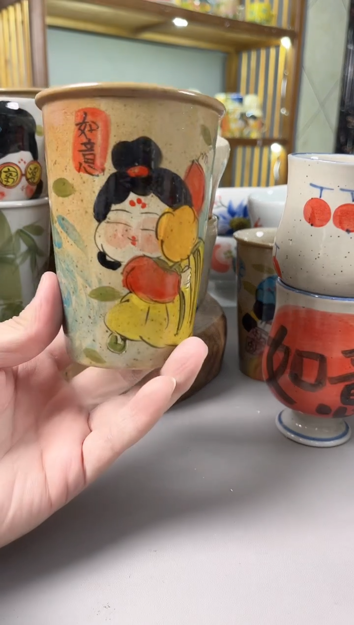 【闪购商品】瓷片景德镇手绘高温釉下彩