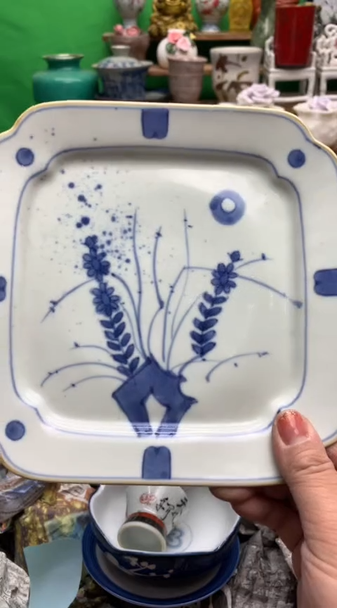 【闪购商品】盖碗海外回流瓷器