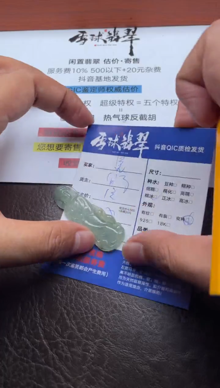 颈饰未镶嵌翡翠墨**凉20721211015