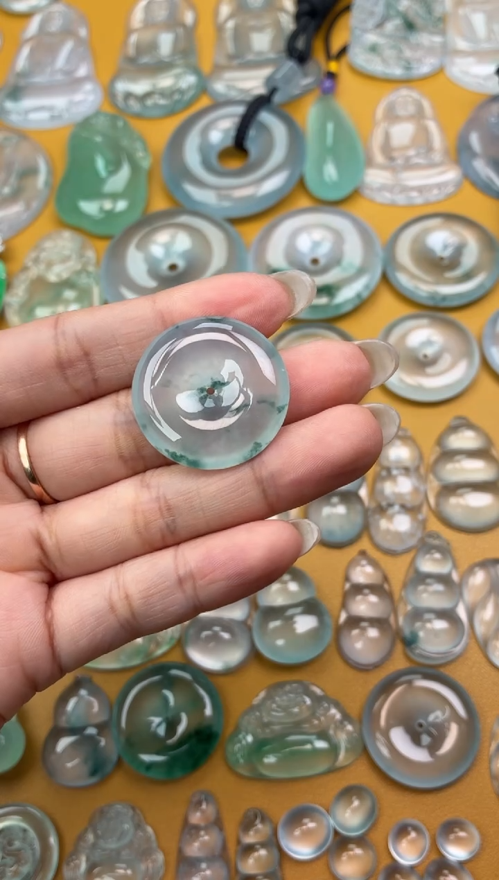 吊坠(不含链)未镶嵌翡翠57 平安扣 27.9 6.0