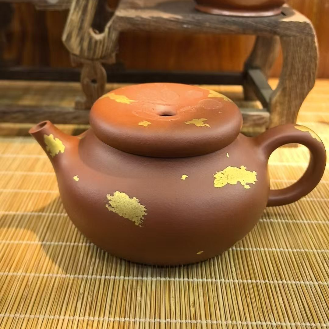 《平安福》半手工制 小红泥 200cc 宜兴紫砂壶