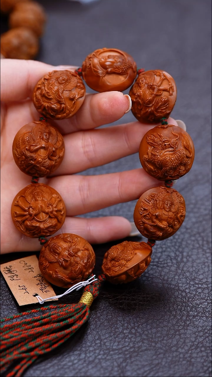 其他橄榄核彭****，观音瑞兽