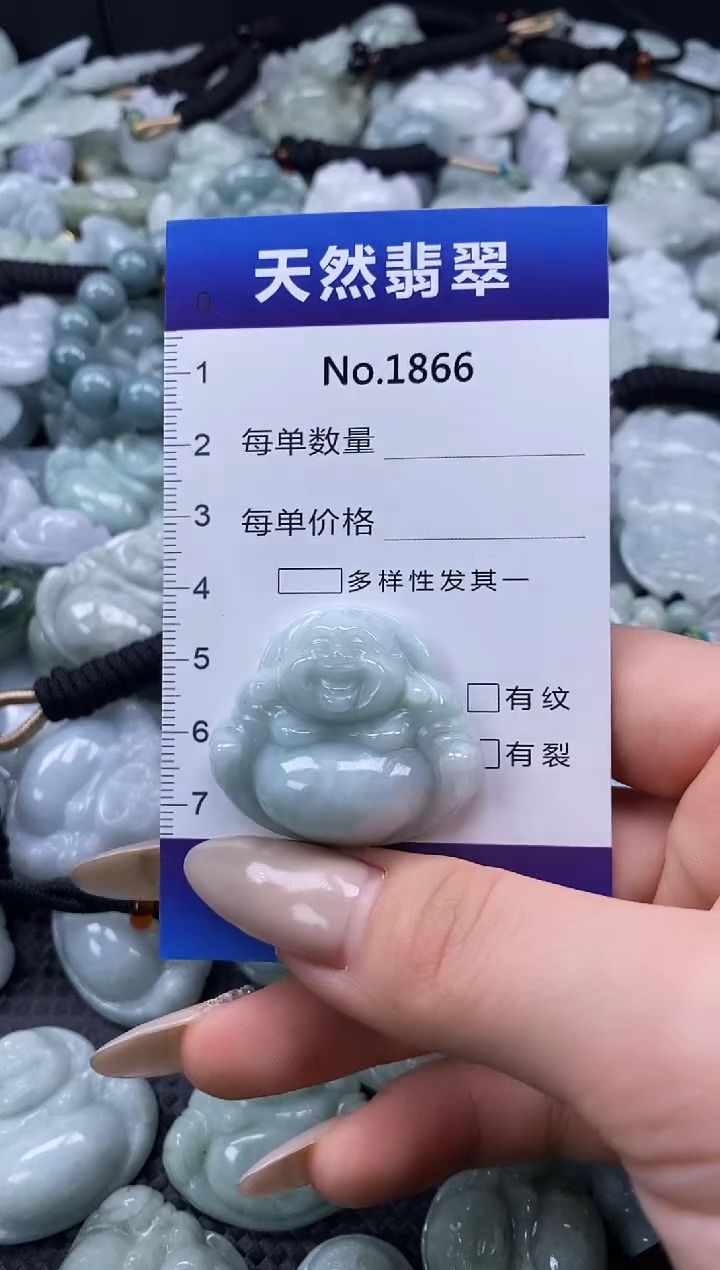 【闪购商品】翡翠颈饰未镶嵌缅甸A货翡翠1866