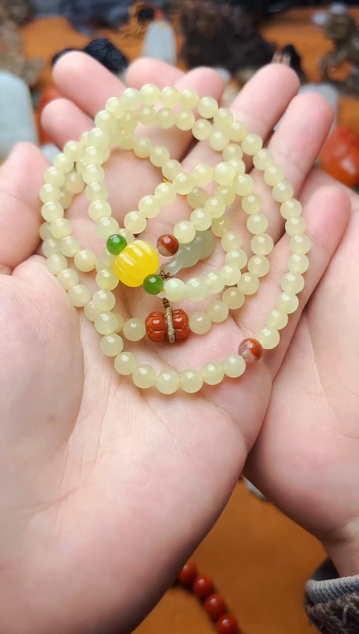 【闪购商品】和田玉手串未镶嵌多圈手串