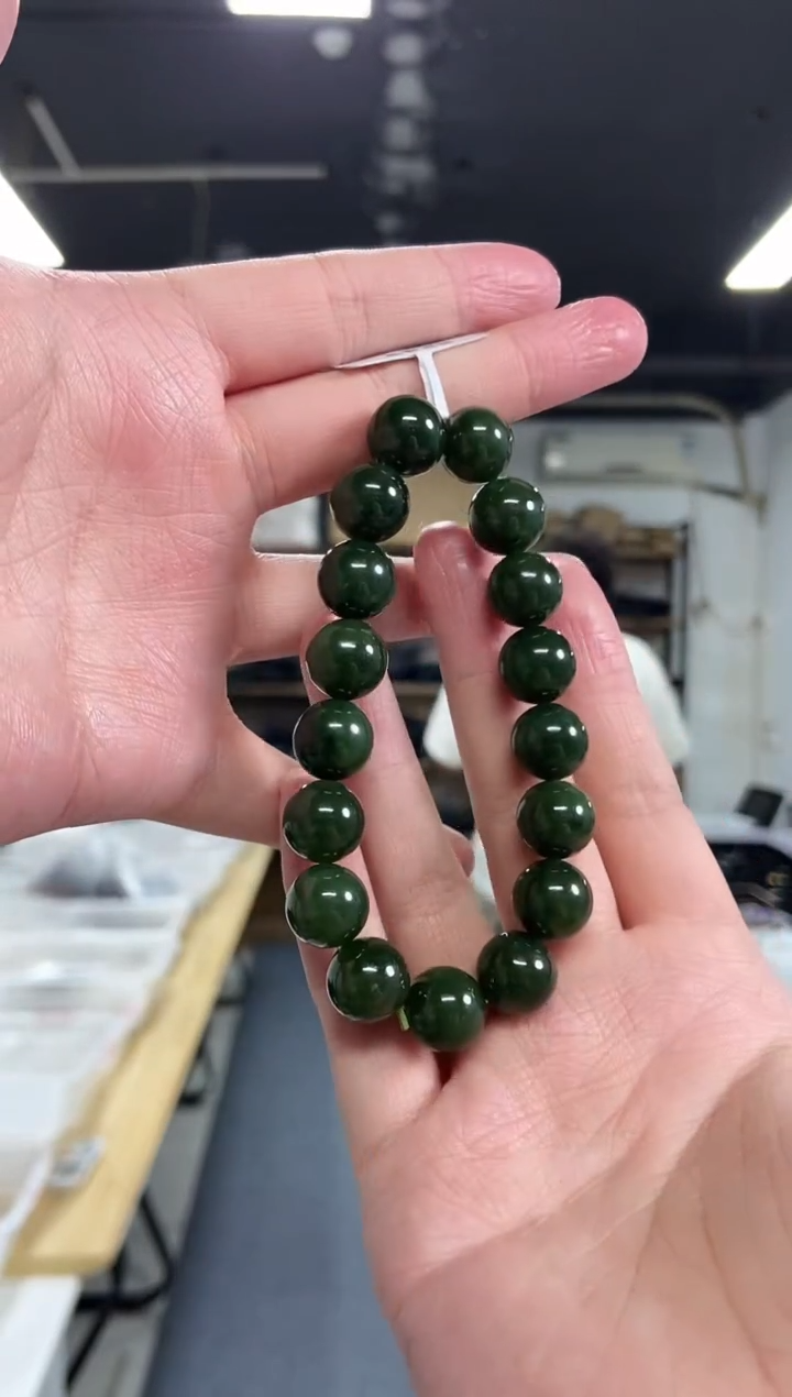 【闪购商品】和田玉手串未镶嵌多样性发其一颜色微差