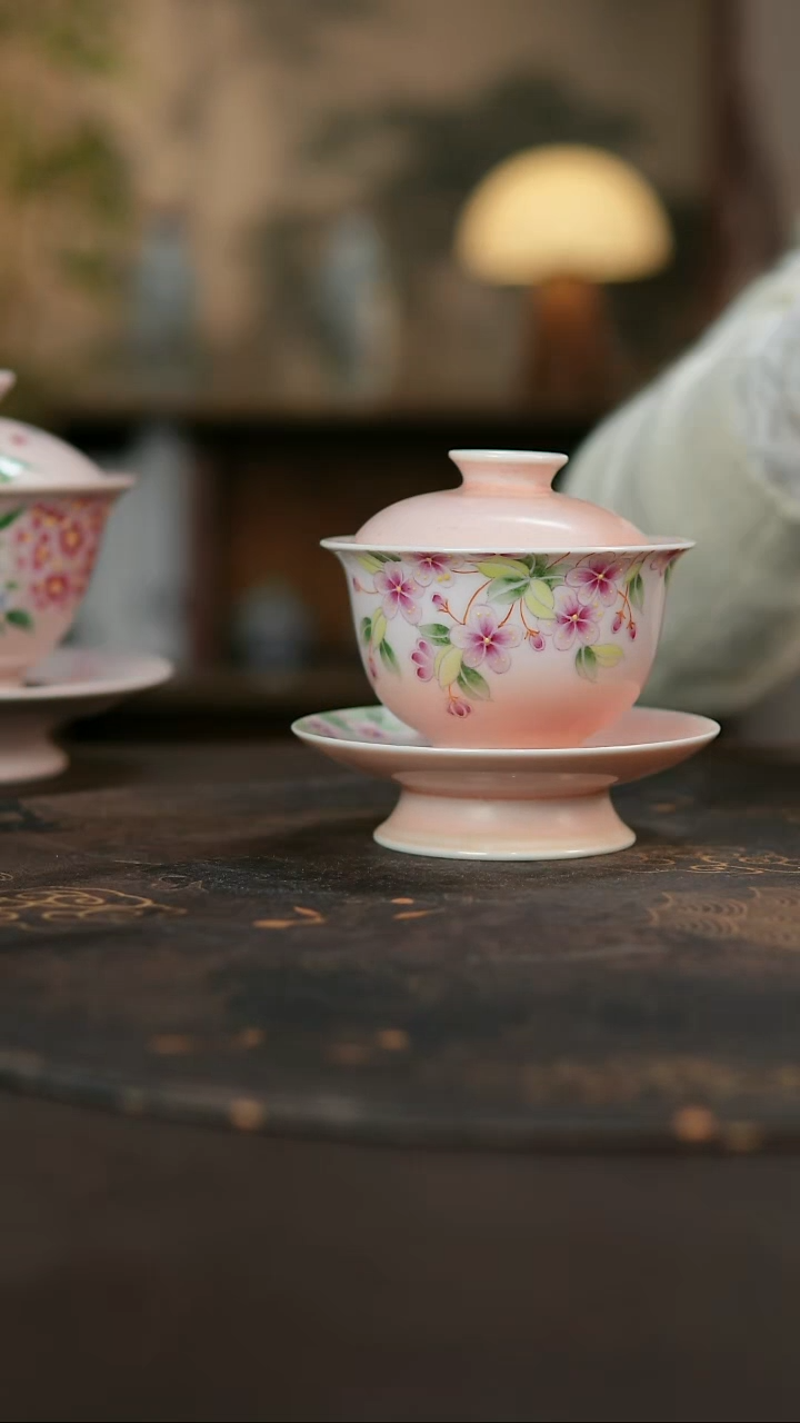 景德镇陶瓷杯碗柴烧多人