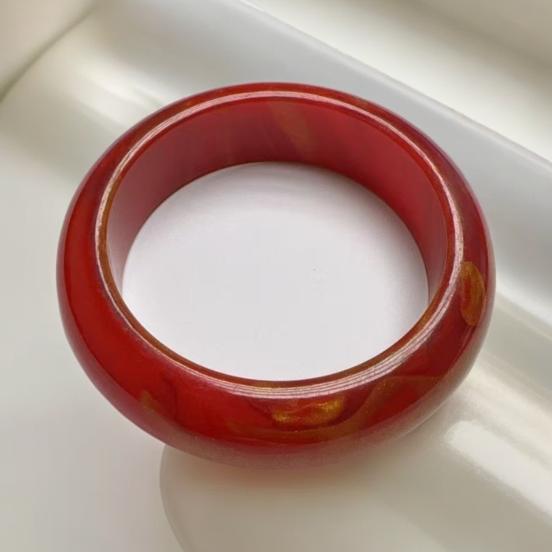 【娟娟甄选】 D219花魂手镯圈口随机  多样性发其一