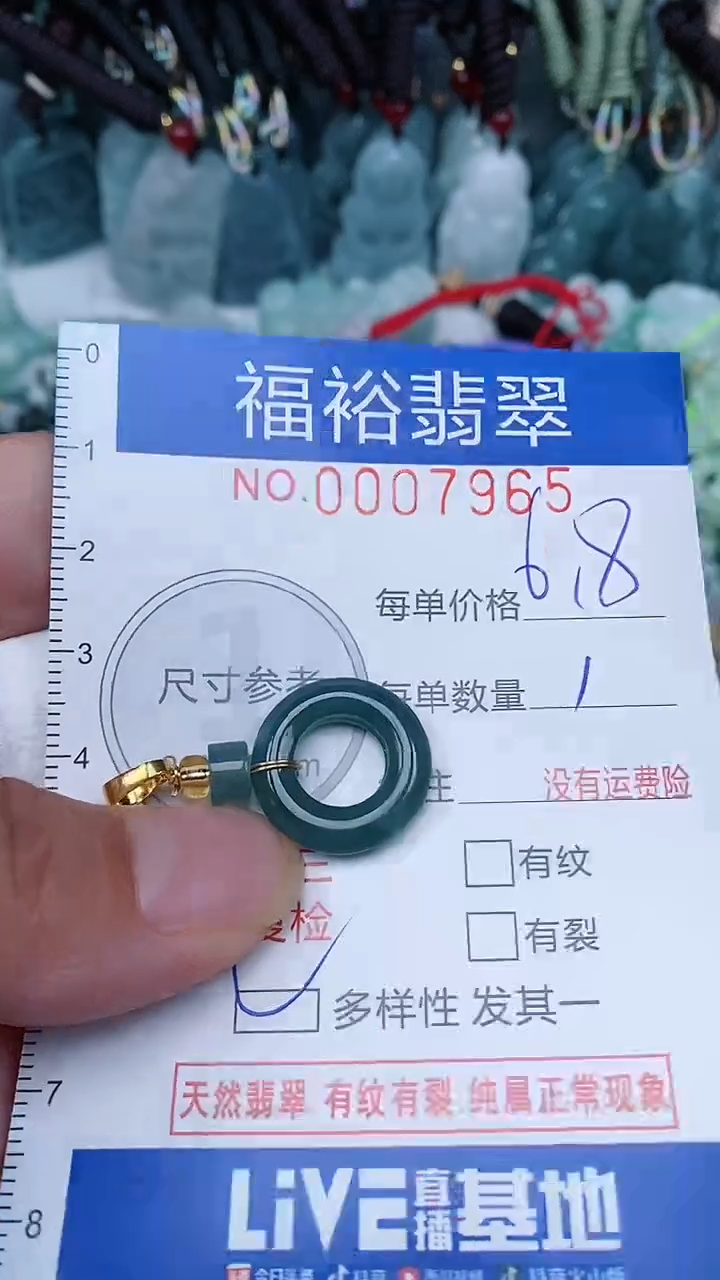 【闪购商品】翡翠颈饰未镶嵌...0007965多样性发其一