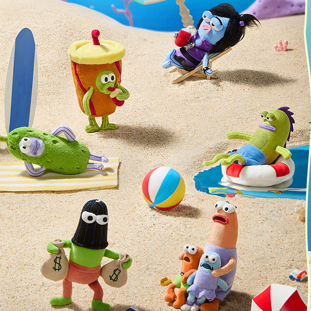 【拆盒】比奇堡居民的一天系列毛绒盲盒