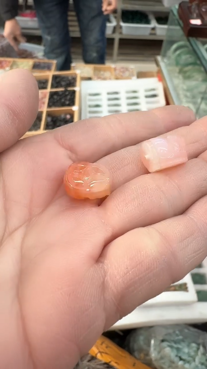 【闪购商品】查罗石珠宝半成品未镶嵌两个