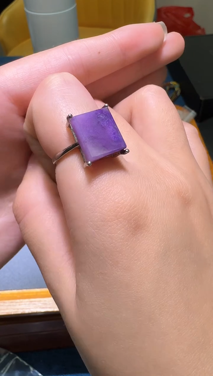 【闪购商品】苏纪石（舒俱来）戒指银S925镶嵌多样性发其一604