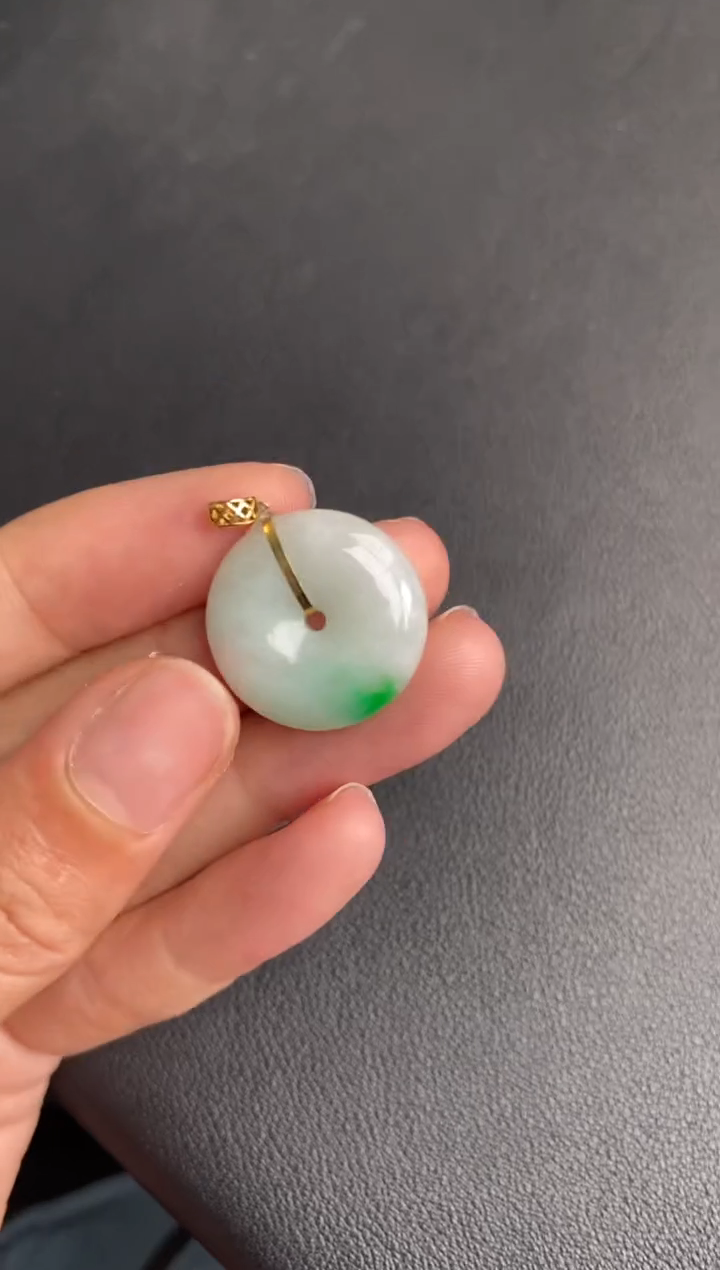 【闪购商品】定制翡翠18K金镶嵌模式推广期24小时鉴赏期