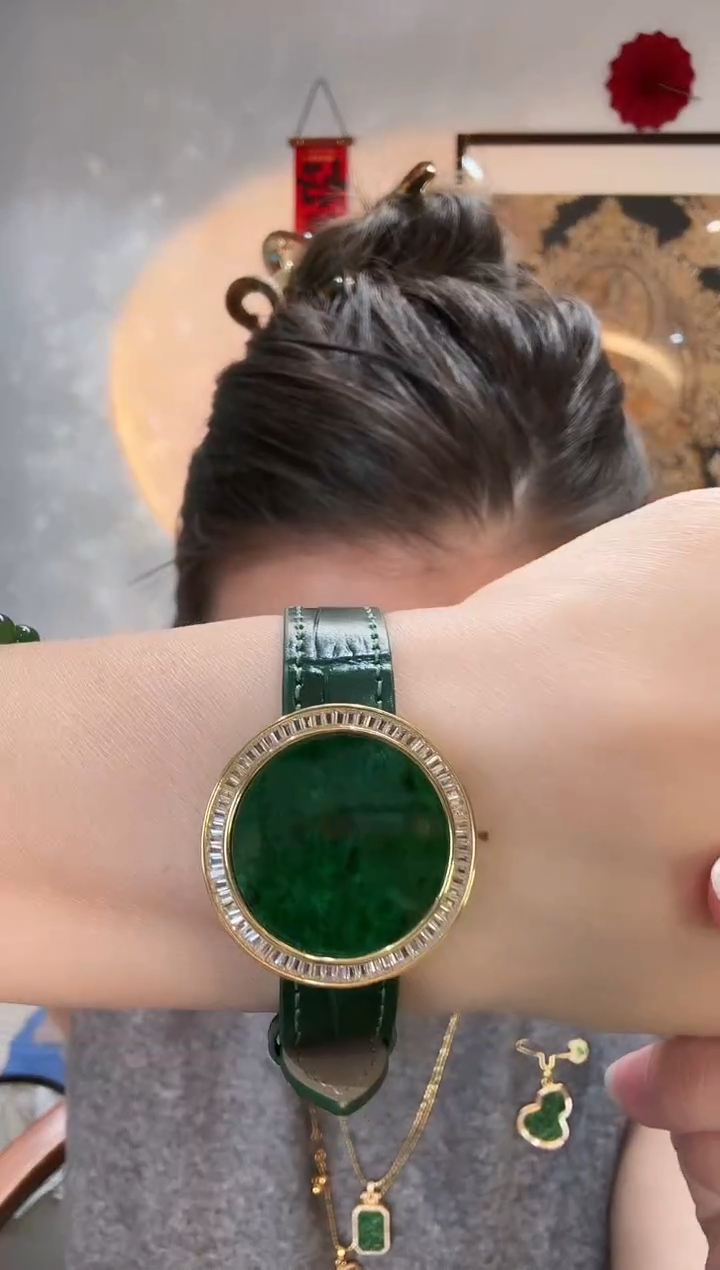 【闪购商品】翡翠颈饰银S925镶嵌吊坠