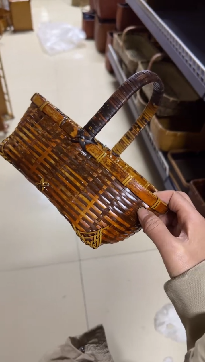 【闪购商品】闪购商品特价紫竹篮子不大