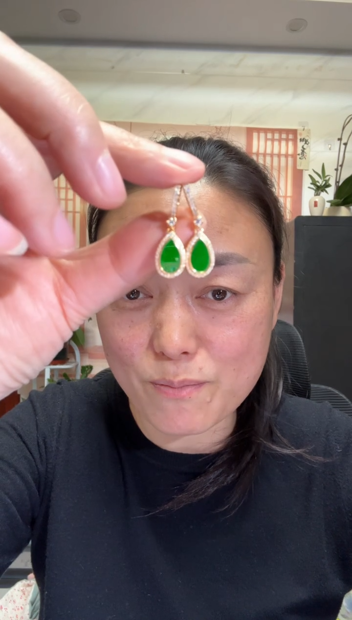 颈饰银S925镶嵌翡翠00005006