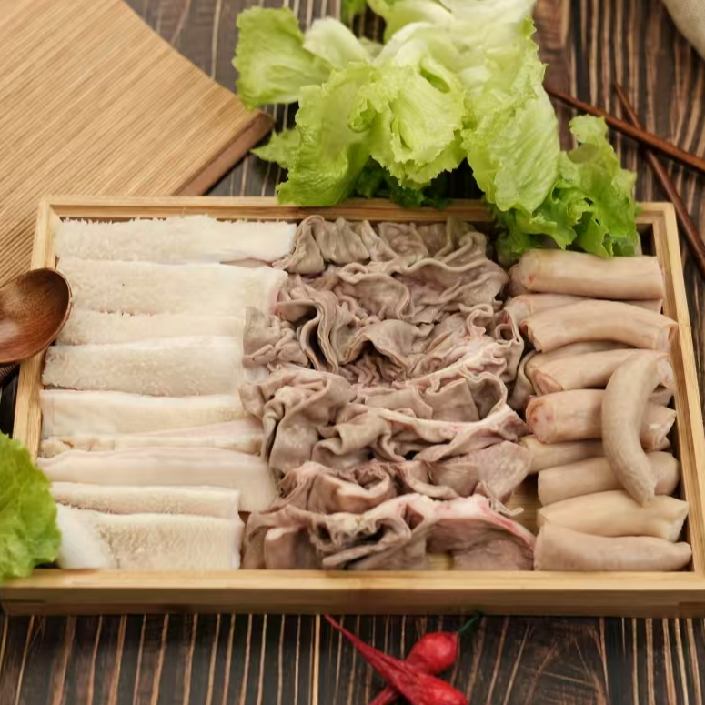 新鲜秦川黄牛母牛杂精品牛杂屠场直销京东包邮 固形物含量100%