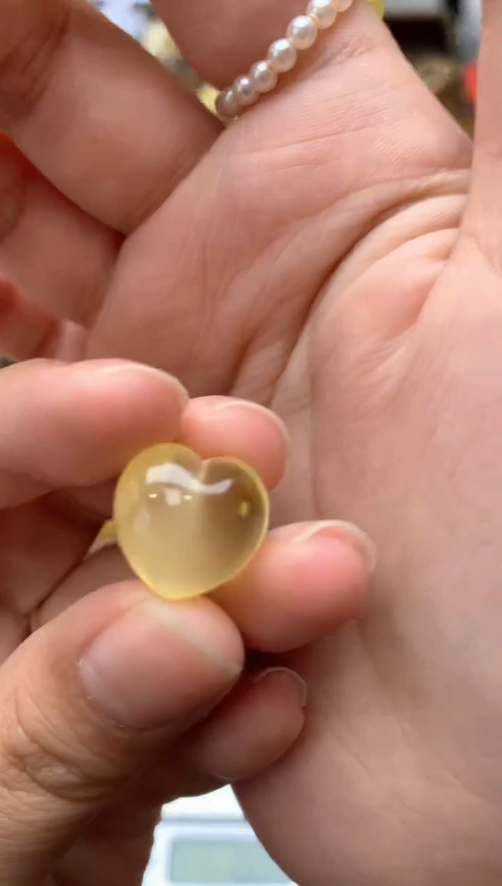 【闪购商品】琥珀珠宝奇石未镶嵌037琥珀蜜蜡花粉有纹小坑介意勿拍