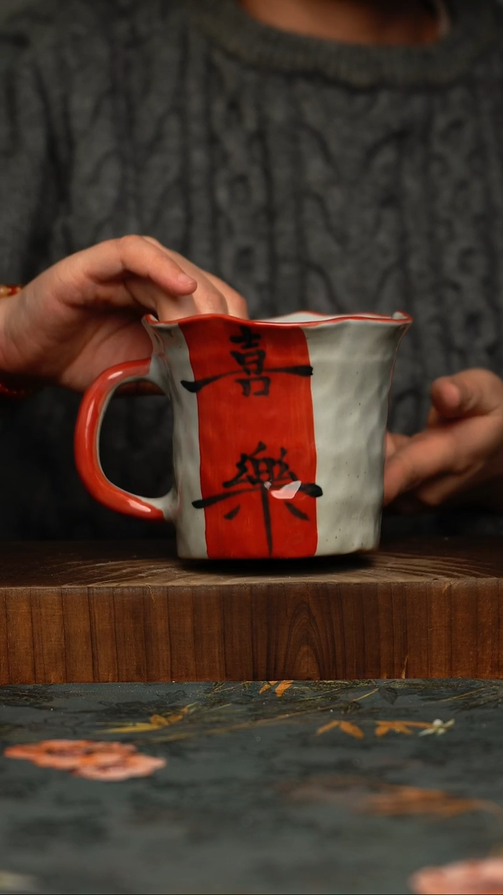 瓷片釉下彩手工手绘同款