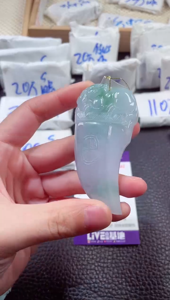 翡翠未镶嵌颈饰00009862