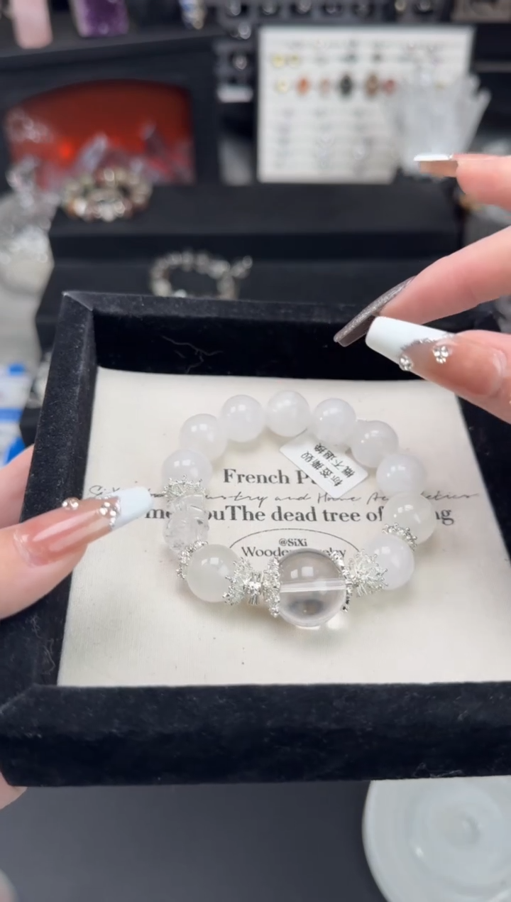 【闪购商品】水晶手链未镶嵌天然水晶 多样性发货