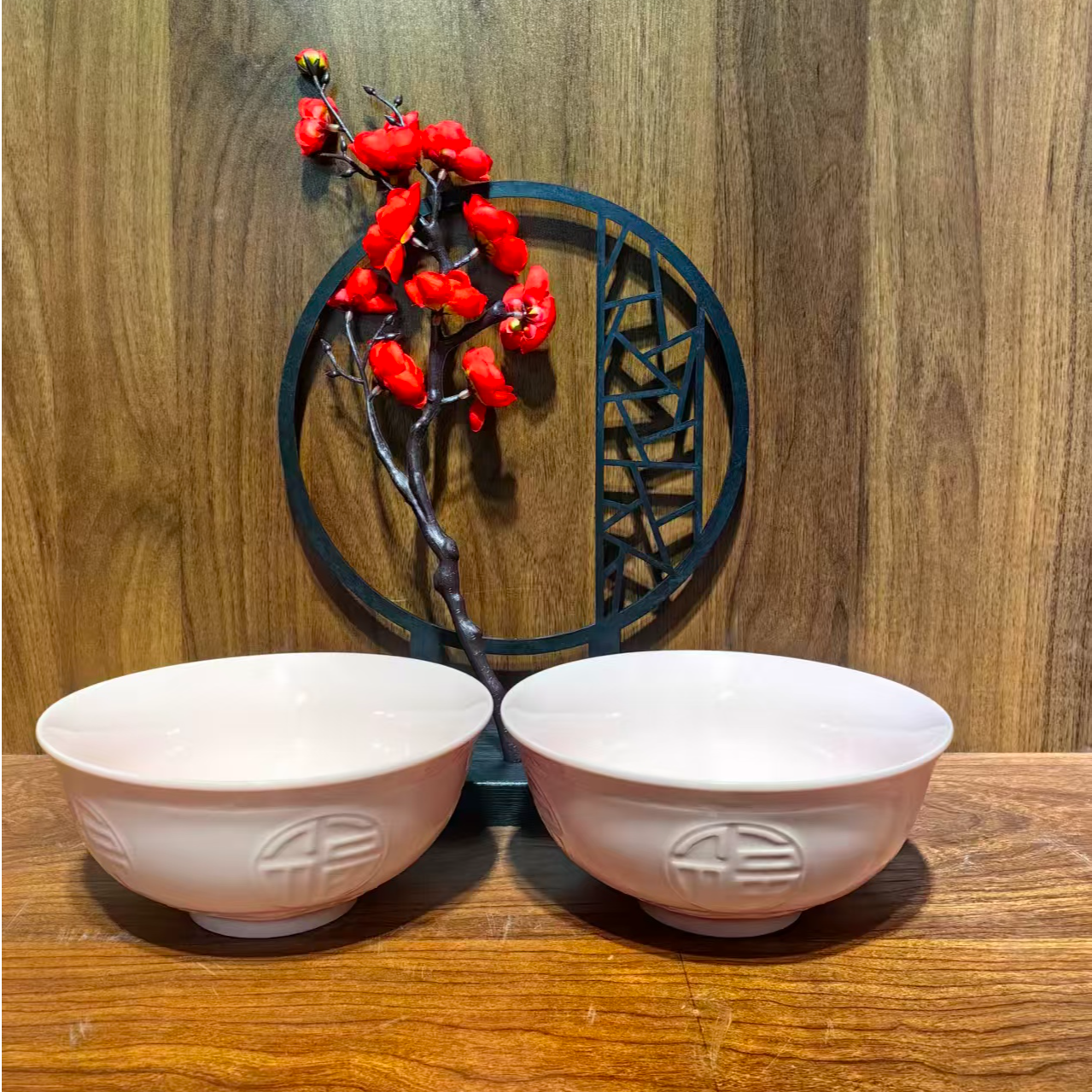 仿古瓷 A005景德镇制陶瓷6.5英寸16厘米碗一对