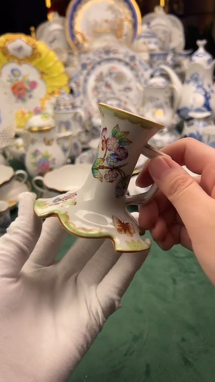 瓷片赫伦女王烛台