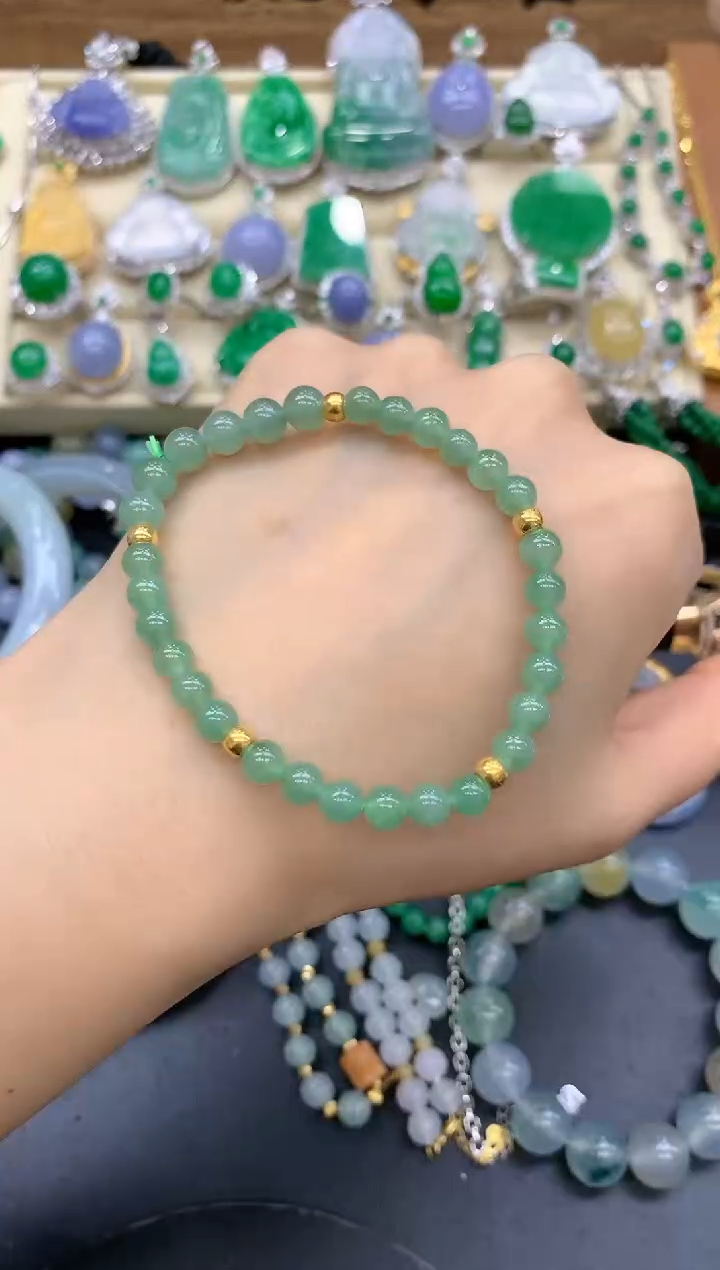 【闪购商品】翡翠手链未镶嵌263-中国好珍宝