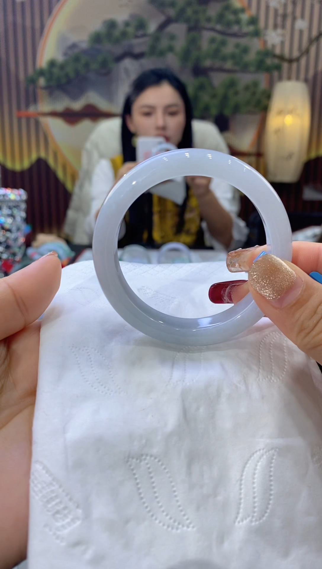 【闪购商品】翡翠手镯未镶嵌多人06326